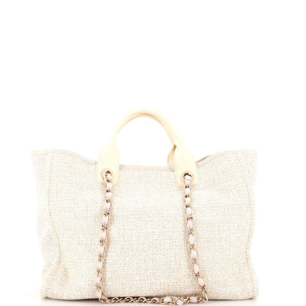 Chanel Deauville Tote Raffia With #253452C46B - Picture 3 of 6